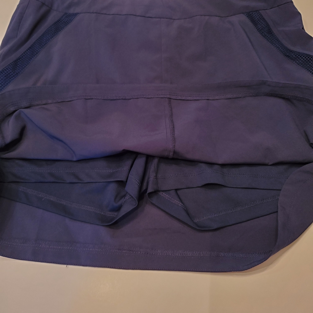 Sunday Blue Performance Skort - Chic Athletic Aesthetic - Size Medium - Picture 6 of 16